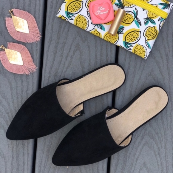 SAVANNAH Slip on Mules - BLACK - Picture 3 of 5